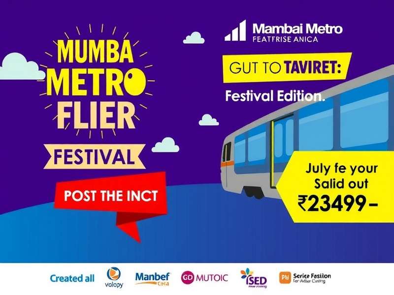Mumbai Metro Flier Festival Edition